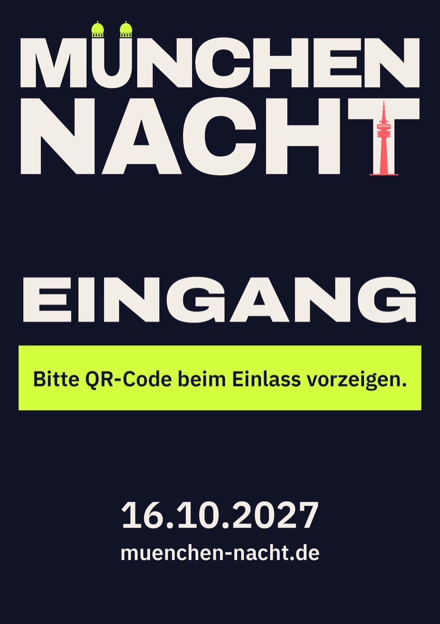 Eingangsschild von MÜNCHEN NACHT