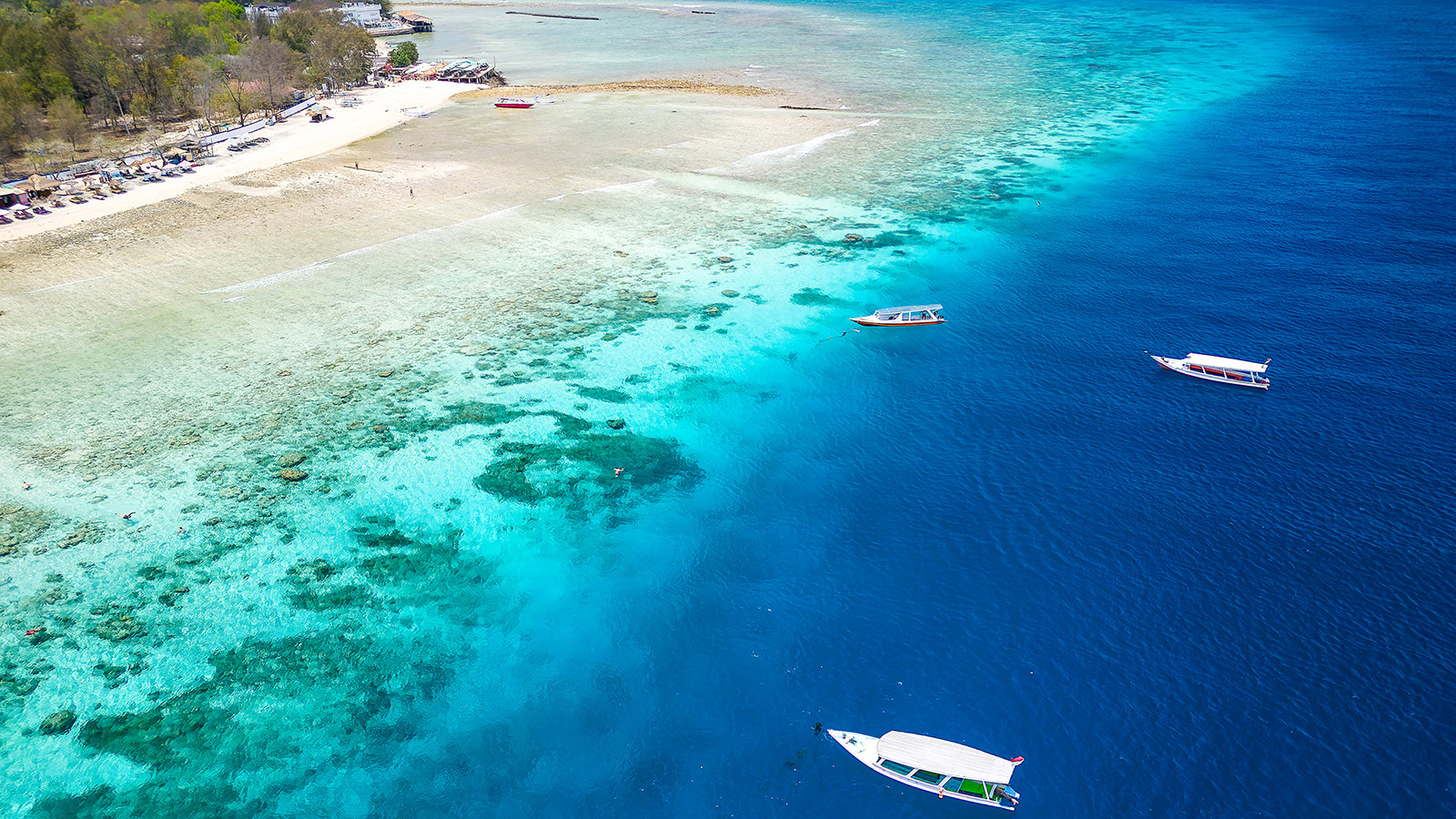 Gili Air &ndash; Luftaufnahme der Insel